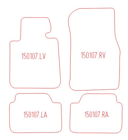 Automatten BMW 1-serie F20 / 1-serie F21 (2012-2019)