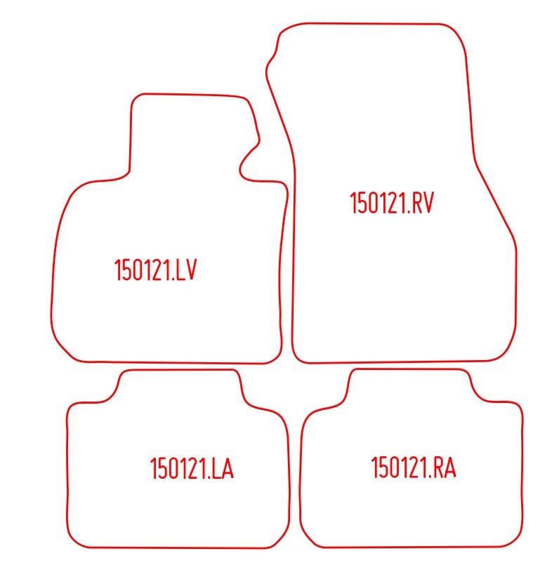 Automatten BMW 2-serie F45 Active tourer (2014-2021)