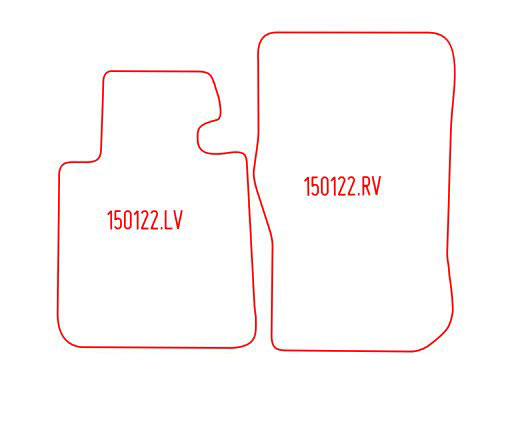 Automatten BMW 2-serie F22 coupe / 2-serie F23 cabriolet (2015-2021)