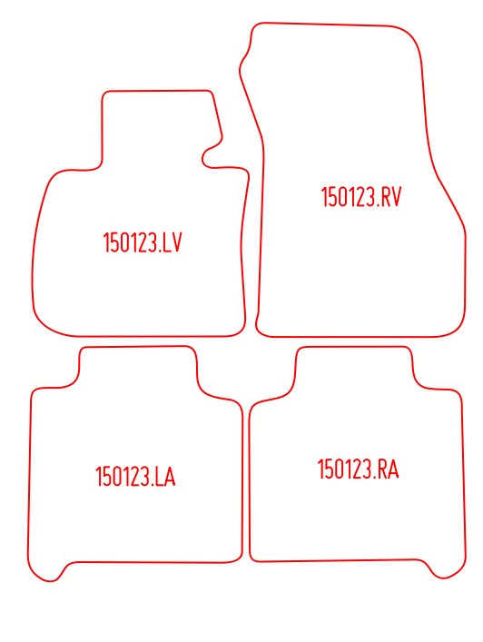 Automatten BMW 2-serie F46 Gran Tourer (2015-Heden)