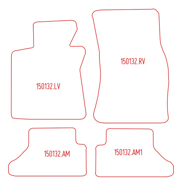 Automatten BMW 6-serie E64 (2004-2011)