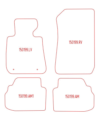 Automatten BMW 3-serie E92 (2006-2013)