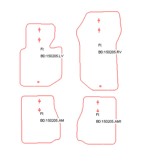 Automatten BMW 3-serie E36 (1993-1999)