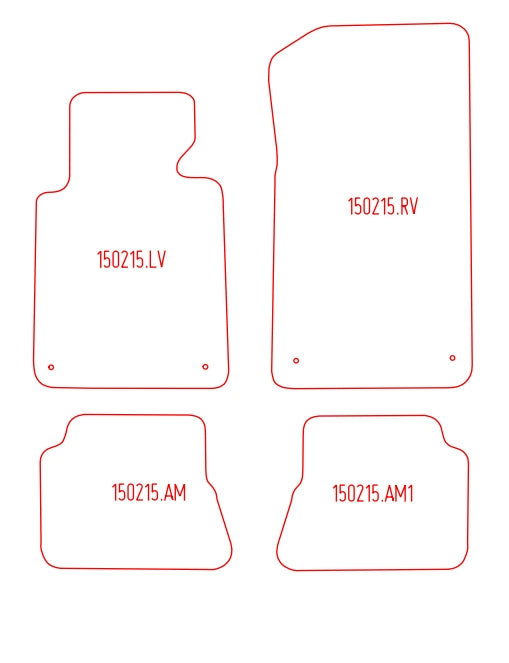Automatten BMW 3-serie E46 (2000-2007)