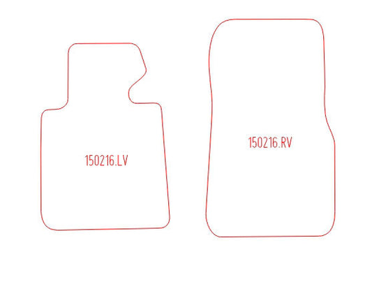 Automatten BMW 3-serie F30 sedan / 3-serie F31 Touring stationwagon (2012-2018)