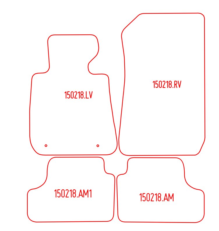 Automatten BMW 3-serie E93 (2007-2013)