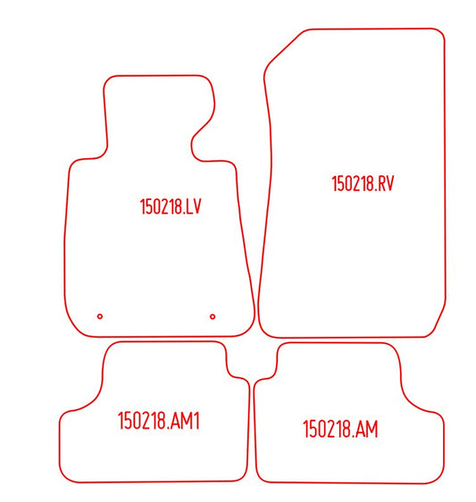 Automatten BMW 3-serie E93 (2007-2013)