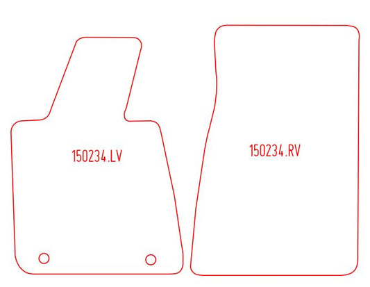 Automatten BMW 6-serie E24 (type 1) / 6-serie E24 (type 2) (1982-1982)