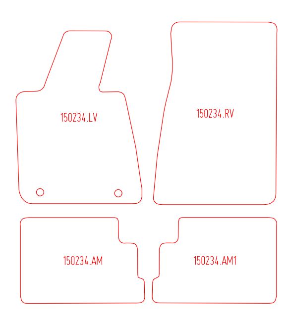 Automatten BMW 6-serie E24 (type 1) / 6-serie E24 (type 2) (1982-1982)