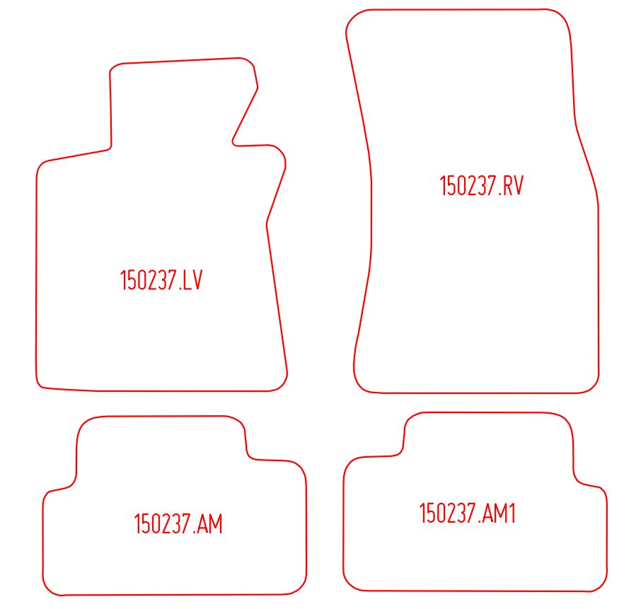 Automatten BMW 6-serie E63 (2004-2011)