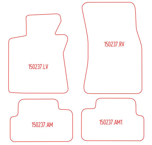 Automatten BMW 6-serie E63 (2004-2011)