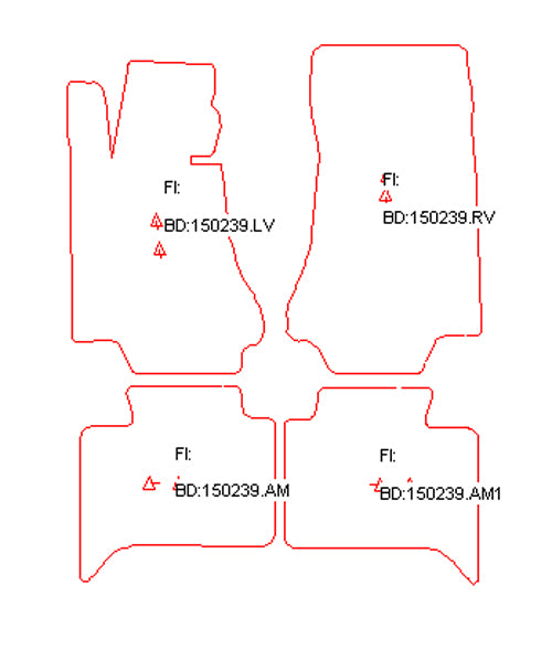 Automatten BMW 7-serie E23 (1977-1986)