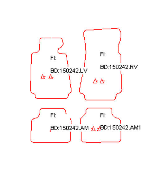 Automatten BMW 7-serie E38 (1994-2001)