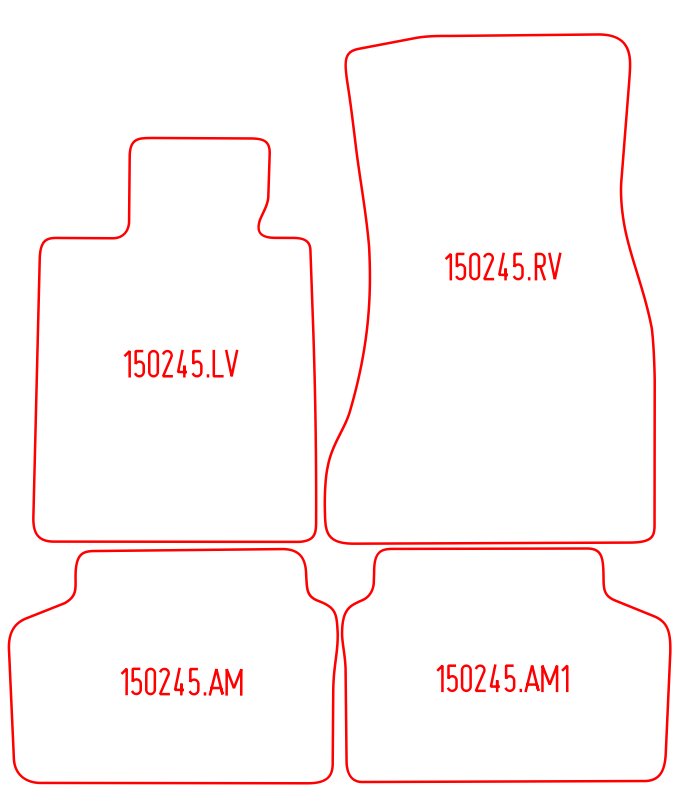 Automatten BMW 7-serie (G11) (2015-2022)