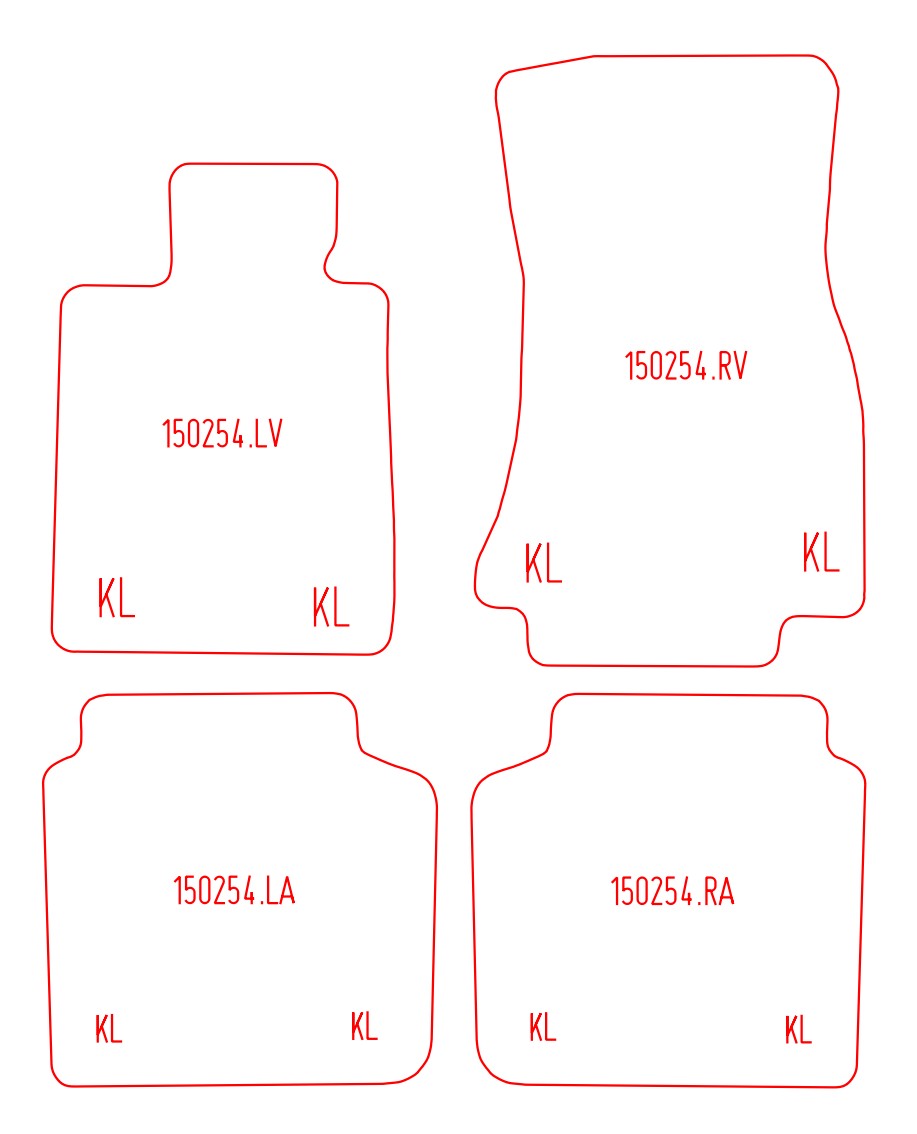 Automatten BMW 7-serie (G12) (lange wielbasis) (2015-2022)
