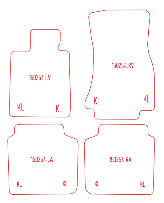 Automatten BMW 7-serie (G12) (lange wielbasis) (2015-2022)