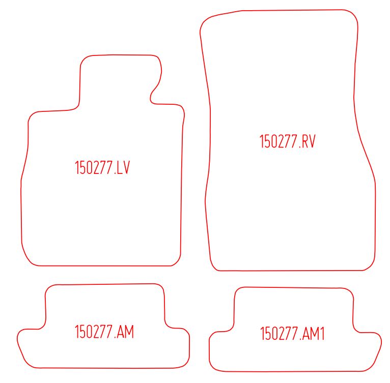 Automatten BMW 8-serie G15 (2018-Heden)