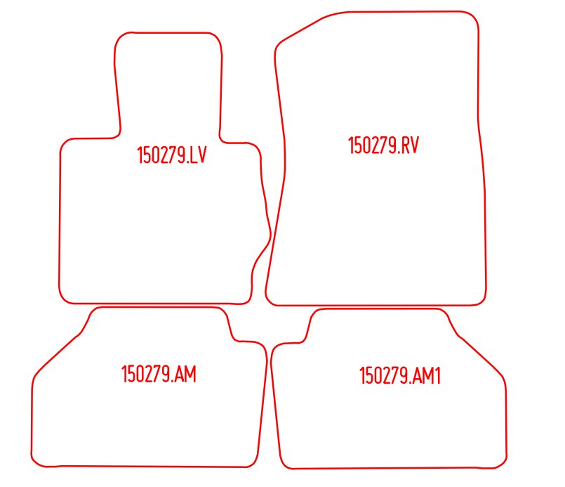 Automatten BMW X4 (2014-2018)