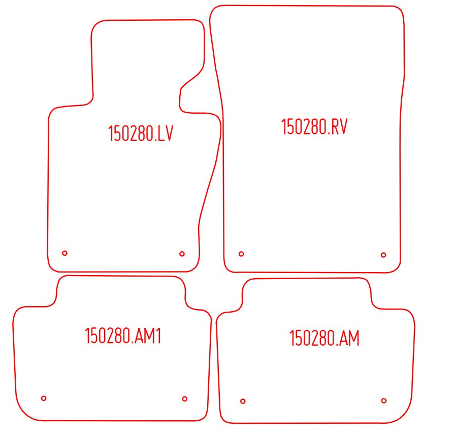 Automatten BMW X3 E83 (2004-2010)