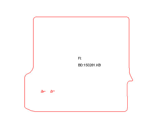 Kofferbakmat BMW X3 E83 (2004-2010)