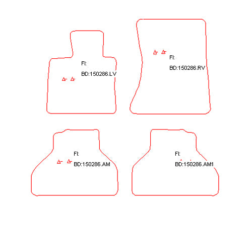 Automatten BMW X5 E70 (2007-2013)