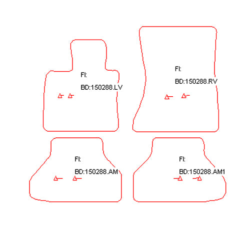 Automatten BMW X6 E71 (2008-2014)