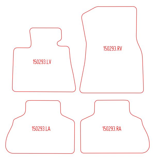 Automatten BMW X5 G05 (2019-Heden)
