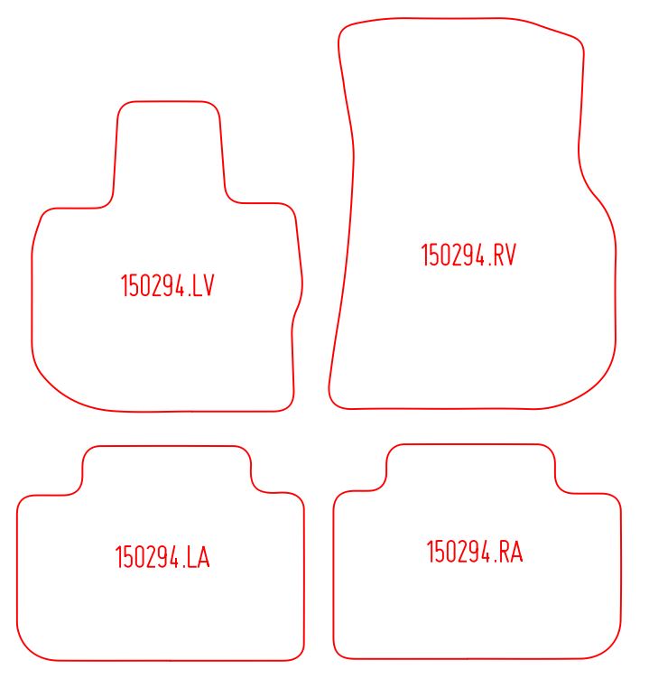 Automatten BMW X3 (G01) (2018-2024)