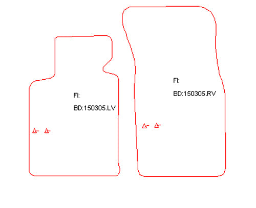 Automatten BMW Z4 Coupe E86 coupe / Z4 Roadster E85 cabriolet (2006-2009)