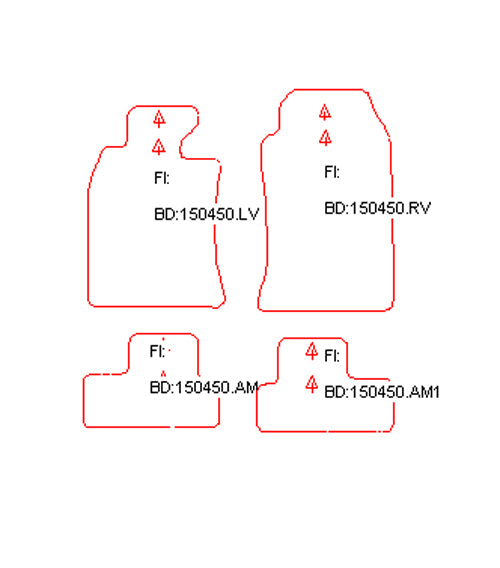 Automatten Mini One-Cooper-S-D (R50-R53) (2001-2007)