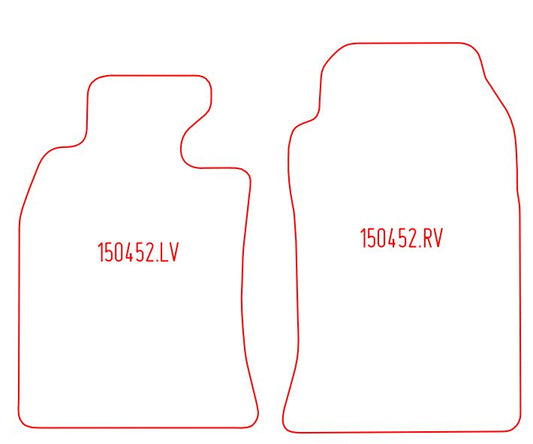 Automatten Mini Cabrio Cooper (R52) / Cabrio Cooper S (R52) / Cabrio One (R52) (2004-2009)