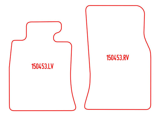 Automatten Mini Cabrio Cooper (R57) / Cabrio Cooper S (R57) / Cabrio One (R57) (2010-2014)