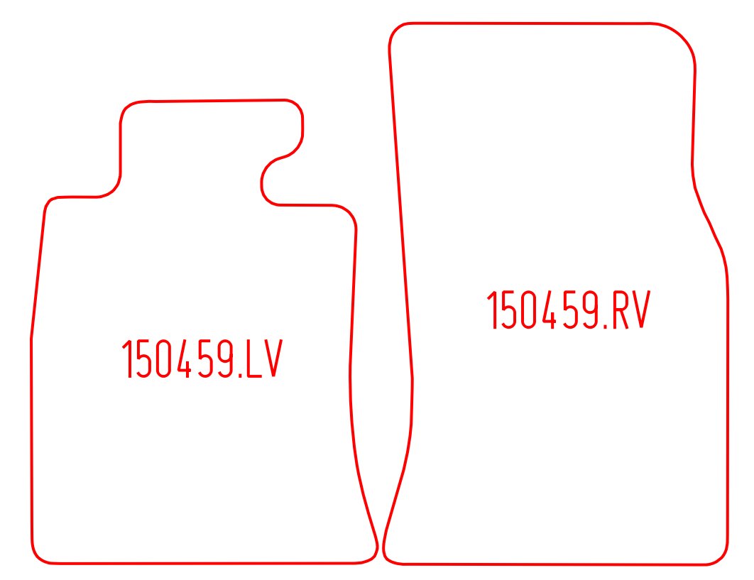Automatten Mini Coupe (R58) (2011-Heden)