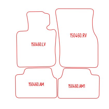 Automatten Mini Cooper C / S (F65) / One-Cooper-S-D-SD (F55) (2024-2023)