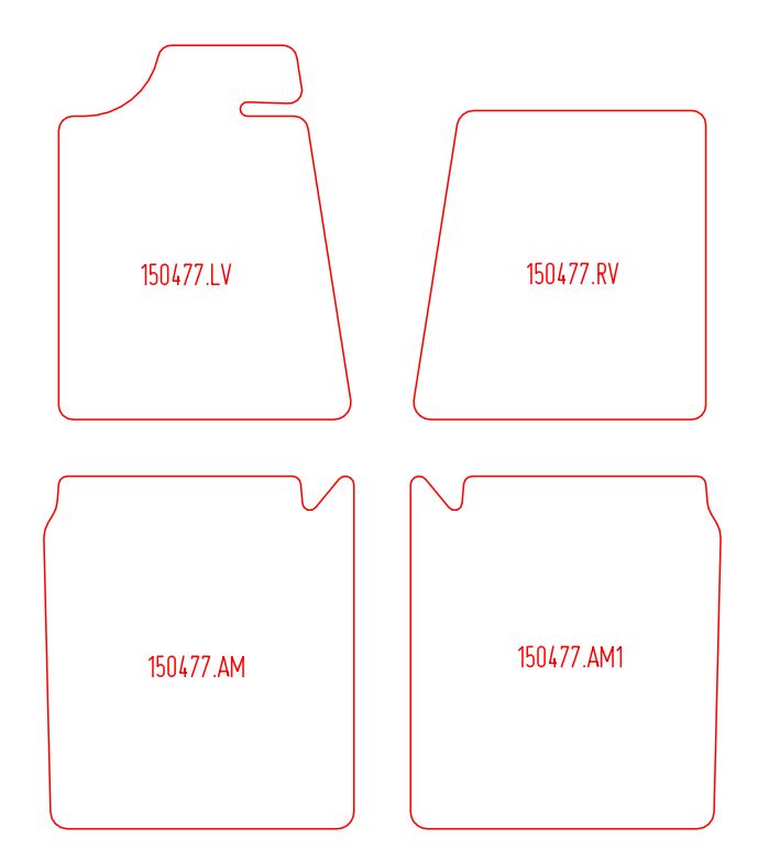 Automatten BMW Coupe E9 (1968-1975)