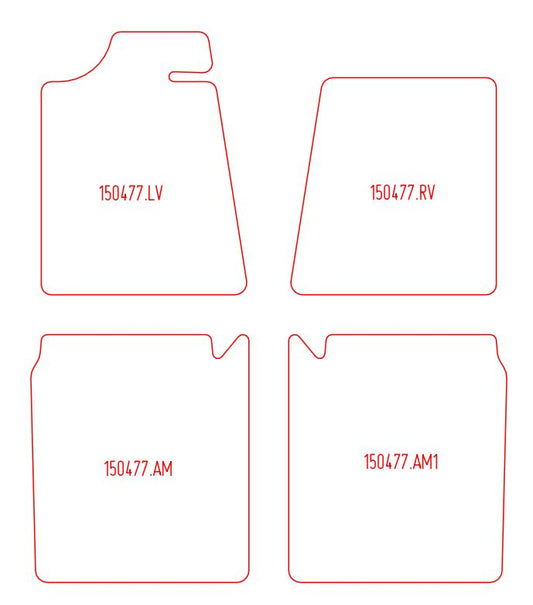 Automatten BMW Coupe E9 (1968-1975)