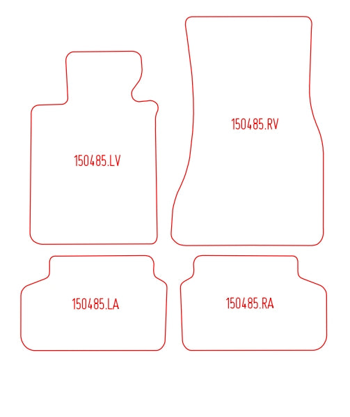 Automatten BMW 5-serie G30 sedan / 5-serie G31 Touring stationwagen (2017-2023)
