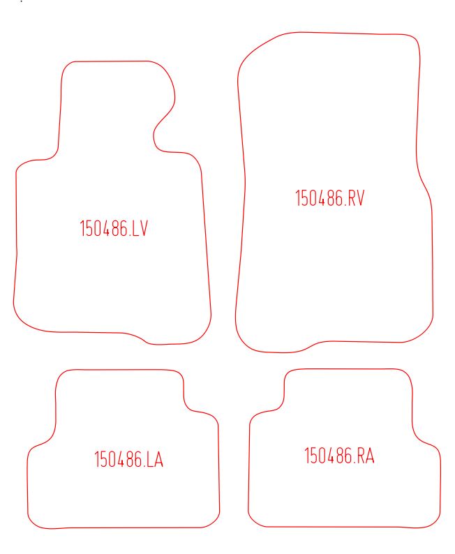 Automatten BMW 4-serie F32 (2013-2020)