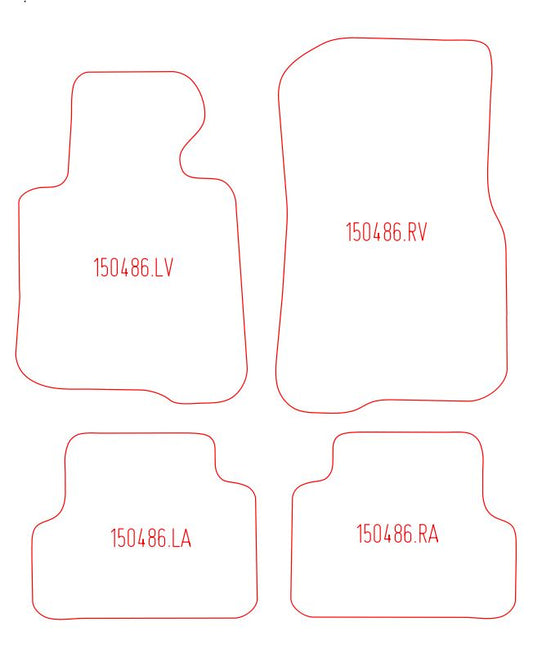 Automatten BMW 4-serie F32 (2013-2020)