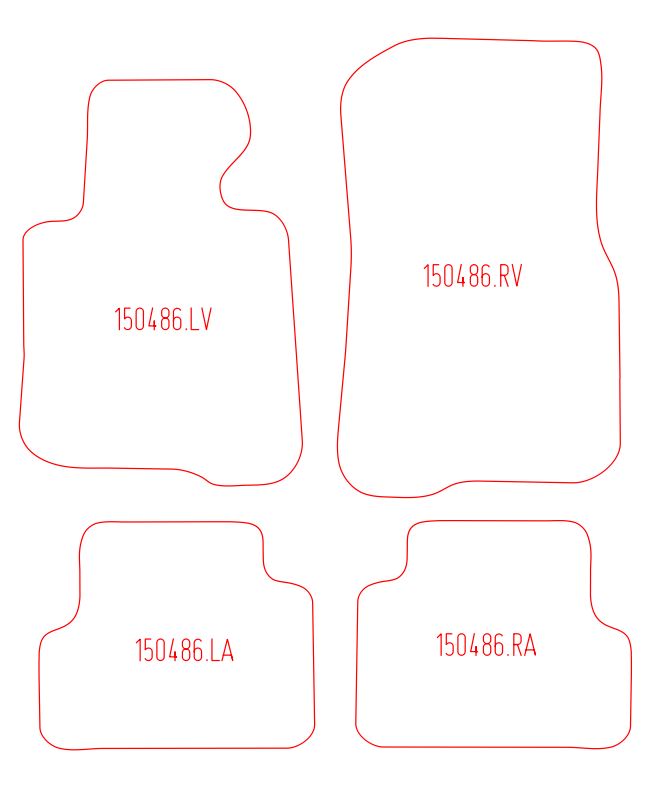 Automatten BMW 4-serie F32 (2013-2020)