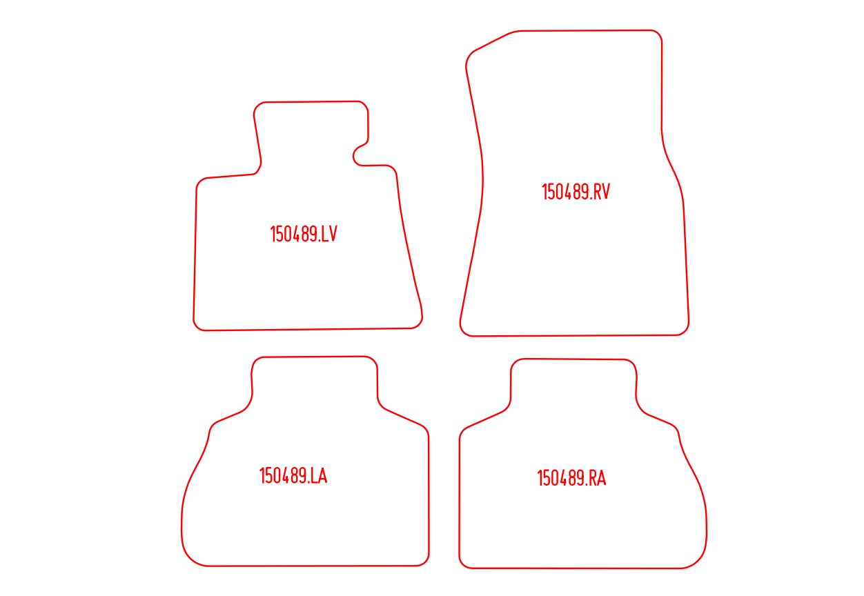 Automatten BMW X7 G07 (2018-Heden)