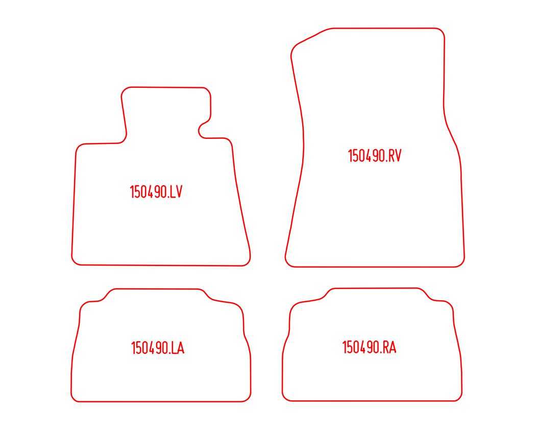 Automatten BMW X6 G06 (2020-Heden)
