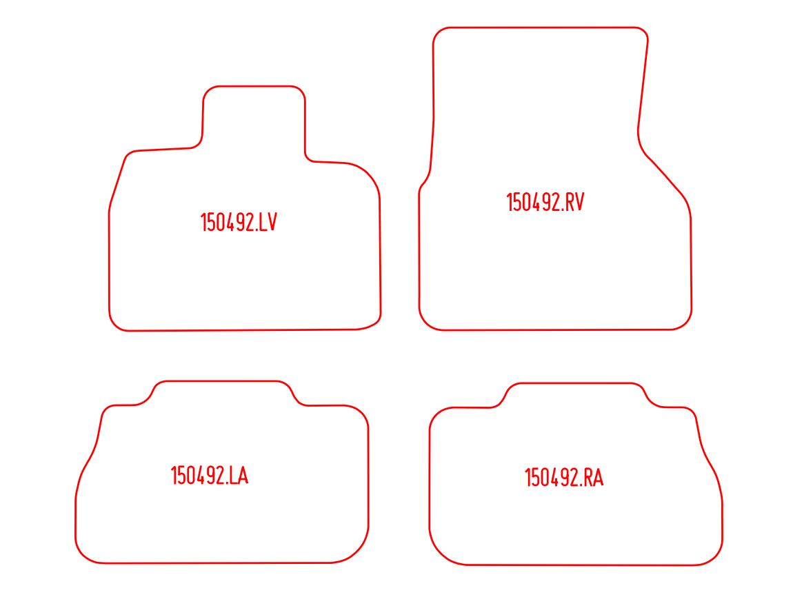 Automatten BMW iX (2021-Heden)