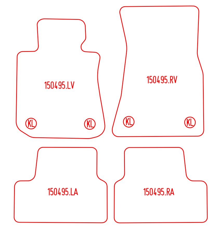 Automatten BMW i4 (2021-Heden)