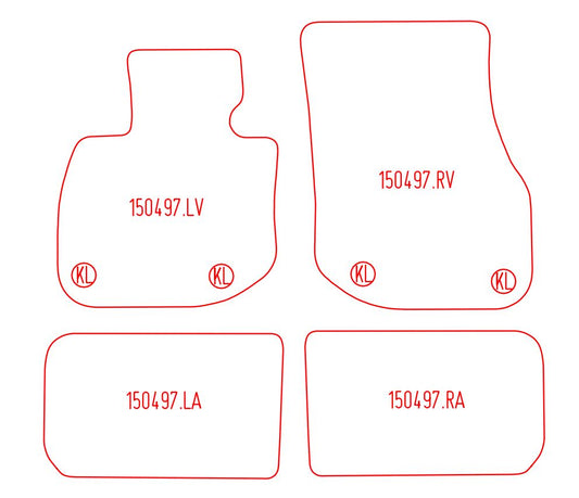 Automatten BMW iX1 (2023-Heden)