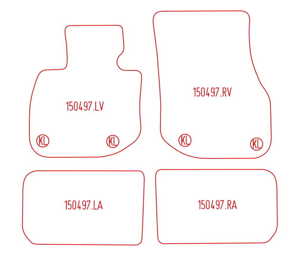 Automatten BMW iX1 (2023-Heden)