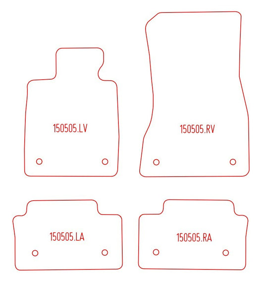 Automatten BMW i5 sedan / i5 Touring stationwagon (2023-Heden)