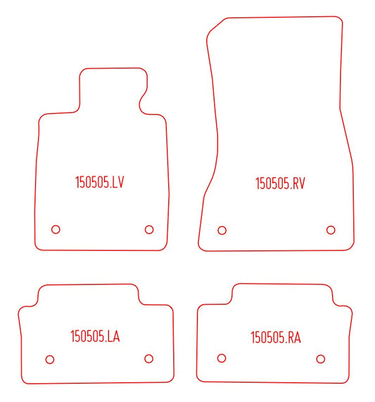 Automatten BMW i5 sedan / i5 Touring stationwagon (2023-Heden)