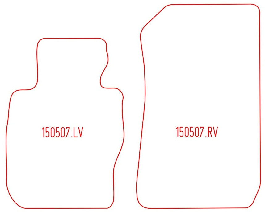 Automatten BMW 3-serie E90 sedan / 3-serie E91 Touring stationwagon (2005-2011)