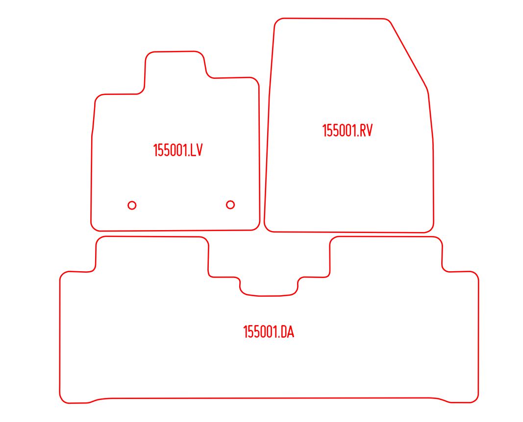 Automatten Byd Atto 3 (2021-Heden)